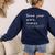 Show Your Work Thanks Math Teacher Women's Sweatshirt Back Print Navy Show Your Work Thanks Math Teacher Women's Sweatshirt Back Print Navy