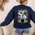 Skeleton Mad Scientist Halloween Costume Science Teacher Women's Sweatshirt Back Print Navy Skeleton Mad Scientist Halloween Costume Science Teacher Women's Sweatshirt Back Print Navy