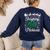 Sleighing Math Problem Xmas In Math Teacher Christmas Men Women Women's Sweatshirt Back Print Navy