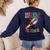 Space Middle School Teacher Back To School Men Women Kids Women's Sweatshirt Back Print Navy