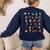 SPANISH ALPHABET MAESTRA SPANISH TEACHER Women's Sweatshirt Back Print Navy SPANISH ALPHABET MAESTRA SPANISH TEACHER Women's Sweatshirt Back Print Navy