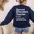 Special Education Teacher Definition Back To School Women's Sweatshirt Back Print Navy Special Education Teacher Definition Back To School Women's Sweatshirt Back Print Navy