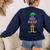 SPED Squad Elf Teacher Matching Christmas Party Pajama Women's Sweatshirt Back Print Navy SPED Squad Elf Teacher Matching Christmas Party Pajama Women's Sweatshirt Back Print Navy