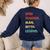 Sped Teacher Man Myth Legend Women's Sweatshirt Back Print Navy
