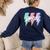 SPED Teacher Squad Lightning Bolt Special Education Women's Sweatshirt Back Print Navy SPED Teacher Squad Lightning Bolt Special Education Women's Sweatshirt Back Print Navy
