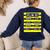Spelling Bee Pun Halloween Costume For Teachers Women's Sweatshirt Back Print Navy
