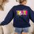 Spooky Halloween Teacher Para Counselor SPED Preppy Boo Kids Women's Sweatshirt Back Print Navy Spooky Halloween Teacher Para Counselor SPED Preppy Boo Kids Women's Sweatshirt Back Print Navy
