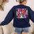 In My Spooky Teacher Era Halloween Teacher Back To School Women's Sweatshirt Back Print Navy