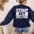 Stomp Out Bullying Back To School Education Teacher Women's Sweatshirt Back Print Navy