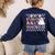 My Students Are Spooktacular Teacher Halloween Vibes Women's Sweatshirt Back Print Navy
