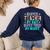 Super Teacher By Day Super Tired By Night Superhero Teacher Men Women Women's Sweatshirt Back Print Navy