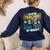 Super Teacher By Day Super Tired By Night Superheroes School Women's Sweatshirt Back Print Navy