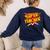 Super Teacher Superhero Back To School Teacher's Women's Sweatshirt Back Print Navy Super Teacher Superhero Back To School Teacher's Women's Sweatshirt Back Print Navy
