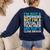 Superhero & Special Education Teacher Men Women Women's Sweatshirt Back Print Navy