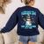 Surviving The Teacher Life Pjs Pajamas Christmas Xmas Teache Women's Sweatshirt Back Print Navy