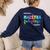 Sustantivo Maestra Fabulosa Adjetivo Spanish Teacher Women's Sweatshirt Back Print Navy Sustantivo Maestra Fabulosa Adjetivo Spanish Teacher Women's Sweatshirt Back Print Navy