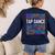 Tap Dance Words Lover Tap Dancer Dancing Teacher Women's Sweatshirt Back Print Navy Tap Dance Words Lover Tap Dancer Dancing Teacher Women's Sweatshirt Back Print Navy