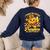 I Teach The Cutest Pumpkins In The Patch Teacher Halloween Women's Sweatshirt Back Print Navy