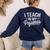 I Teach In My Pajamas Teacher Teacher's Day Humor Tee Women's Sweatshirt Back Print Navy I Teach In My Pajamas Teacher Teacher's Day Humor Tee Women's Sweatshirt Back Print Navy
