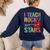I Teach Rockstars Band Vibes Teacher Rocks My Music Teaching Women's Sweatshirt Back Print Navy I Teach Rockstars Band Vibes Teacher Rocks My Music Teaching Women's Sweatshirt Back Print Navy