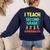 I Teach Second Grade Superheroes Teacher Superhero Women's Sweatshirt Back Print Navy I Teach Second Grade Superheroes Teacher Superhero Women's Sweatshirt Back Print Navy