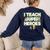 I Teach Superheroes School Teacher Professor Women's Sweatshirt Back Print Navy I Teach Superheroes School Teacher Professor Women's Sweatshirt Back Print Navy
