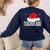 Teacher Aide Christmas Women Family Matching Group Xmas Women's Sweatshirt Back Print Navy Teacher Aide Christmas Women Family Matching Group Xmas Women's Sweatshirt Back Print Navy