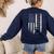 Teacher American Flag Teacher's Day Teaching Women's Sweatshirt Back Print Navy Teacher American Flag Teacher's Day Teaching Women's Sweatshirt Back Print Navy