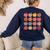Teacher Apple Back To School Art For School Supplies Women's Sweatshirt Back Print Navy Teacher Apple Back To School Art For School Supplies Women's Sweatshirt Back Print Navy