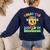 Teacher Back To School Color In Kindness Crayon Pencil Women's Sweatshirt Back Print Navy Teacher Back To School Color In Kindness Crayon Pencil Women's Sweatshirt Back Print Navy