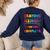 Teacher We Are Like a Box Of Crayons Back To School Women's Sweatshirt Back Print Navy Teacher We Are Like a Box Of Crayons Back To School Women's Sweatshirt Back Print Navy