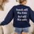 Teacher Cat Lover Mom Teach All The Kids Pet All The Cats Women's Sweatshirt Back Print Navy
