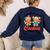 Teacher Of Smart Cookies Cute Gingerbread Teacher Christmas Women's Sweatshirt Back Print Navy Teacher Of Smart Cookies Cute Gingerbread Teacher Christmas Women's Sweatshirt Back Print Navy