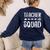 Teacher Squad Shirt Men Women Teacher Team Women's Sweatshirt Back Print Navy Teacher Squad Shirt Men Women Teacher Team Women's Sweatshirt Back Print Navy