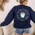 Teacher Supporter Bucket Filler Hero Women's Sweatshirt Back Print Navy Teacher Supporter Bucket Filler Hero Women's Sweatshirt Back Print Navy