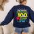 My Teacher Survived 100 Days Of Me Women's Sweatshirt Back Print Navy My Teacher Survived 100 Days Of Me Women's Sweatshirt Back Print Navy