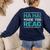 Teacher T Shirts Ha Ha Made You Read Shirt Women's Sweatshirt Back Print Navy