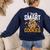 Teacher I Teach Smart Cookies Nerd Women's Sweatshirt Back Print Navy