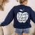 Teacher Of Tiny Humans Preschool Kindergarten Teacher Women's Sweatshirt Back Print Navy Teacher Of Tiny Humans Preschool Kindergarten Teacher Women's Sweatshirt Back Print Navy
