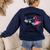 Teachermingo Like A Normal Teacher Only More Fabulous Women's Sweatshirt Back Print Navy