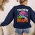 Teachers Love Brains Halloween 2025 Skeleton Costume Women's Sweatshirt Back Print Navy Teachers Love Brains Halloween 2025 Skeleton Costume Women's Sweatshirt Back Print Navy