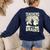 Teachers Love Brains Halloween Costume Boo Trick Teach Women's Sweatshirt Back Print Navy Teachers Love Brains Halloween Costume Boo Trick Teach Women's Sweatshirt Back Print Navy