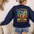 All Teachers Love Brains Shirt Teacher Halloween Tee Women's Sweatshirt Back Print Navy