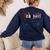 Teaching Is My Ministry God Christian Teacher Back To School Women's Sweatshirt Back Print Navy Teaching Is My Ministry God Christian Teacher Back To School Women's Sweatshirt Back Print Navy