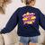 Teaching Is My Superpower Retro Comic Super Teacher Women's Sweatshirt Back Print Navy