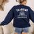 Teaching Tiny Disciples Christian Bible Verse Teacher Women's Sweatshirt Back Print Navy