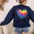 Teaching Is a Work Of Heart Tie Dye Hippie For Teacher For Men Women Girls Kids Women's Sweatshirt Back Print Navy Teaching Is a Work Of Heart Tie Dye Hippie For Teacher For Men Women Girls Kids Women's Sweatshirt Back Print Navy