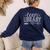 Team Library Tee Teacher Student Back To School Women's Sweatshirt Back Print Navy Team Library Tee Teacher Student Back To School Women's Sweatshirt Back Print Navy