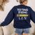 Testing Testing 123 Cute Test Day School Teacher Exam For Men Women Girls Kids Women's Sweatshirt Back Print Navy