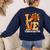 Thanksgiving Love Kindergarten Teacher Turkey Autumn Fall Women's Sweatshirt Back Print Navy